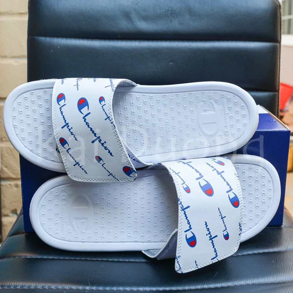 MEN size 13‎ - Champion Unisex Slide WHITE